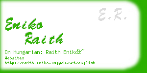 eniko raith business card